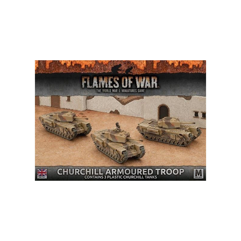 Churchill Armoured Troop (Plastic)