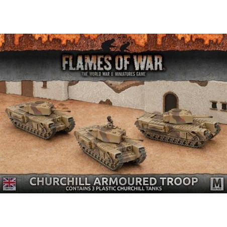 Churchill Armoured Troop (Plastic)
