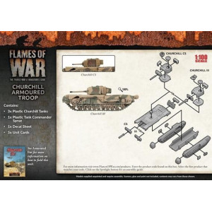 Churchill Armoured Troop (Plastic)