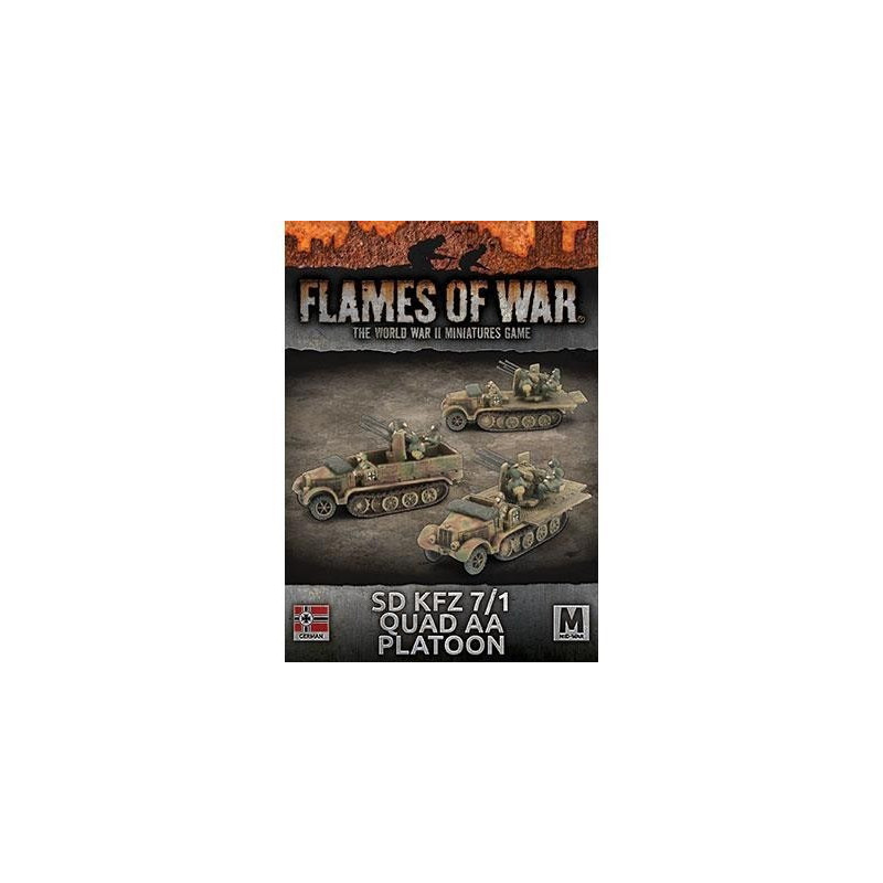 Sd Kfz 7/1 Quad AA Platoon 