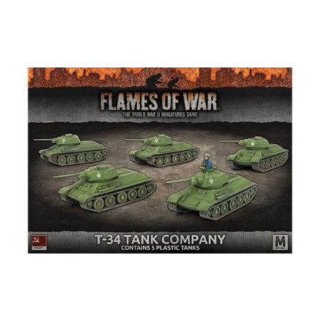 T-34 Tank Company (x5 Plastic)