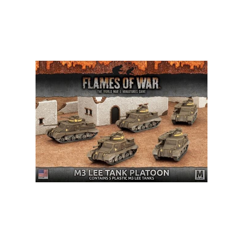 M3 Lee Tank Platoon (Plastic)