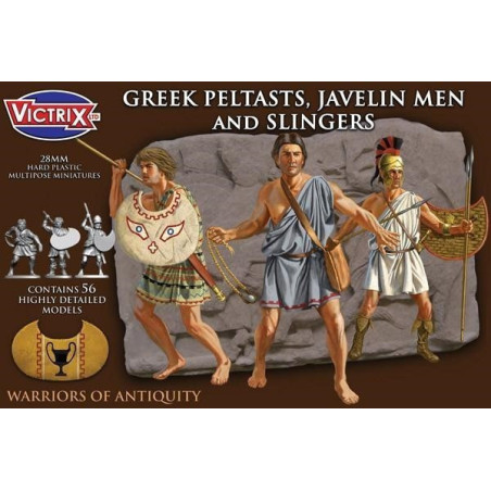 Ancient Greek Peltasts with slingers