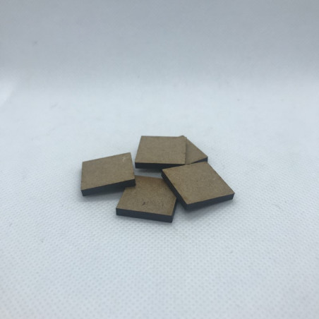 50mm MDF-bas, Fyrkantig