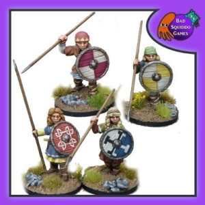 Shieldmaiden Warriors with Spears 