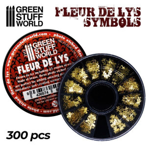 Fleur de Lys Symbols (Brass)