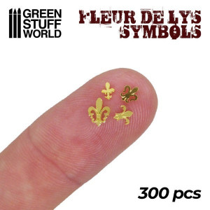 Fleur de Lys Symbols (Brass)
