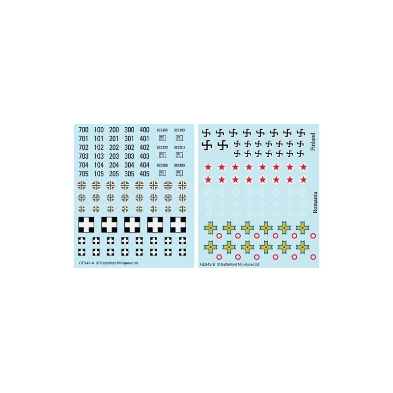 Axis Allies Decals (x4)