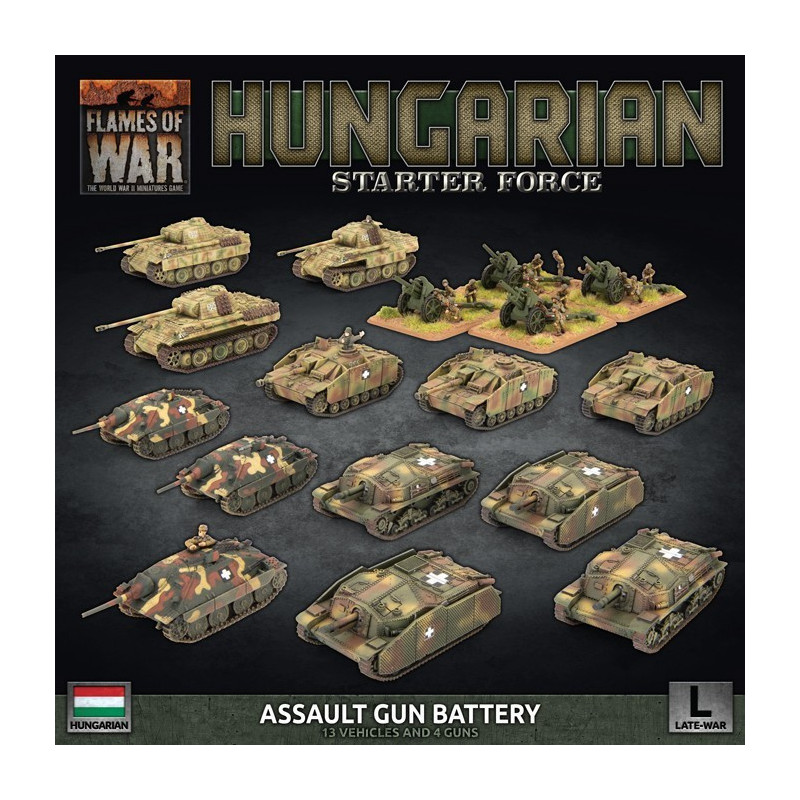 Hungarian Starter Force: Zrinyi Assault Gun Battery (Plastic)