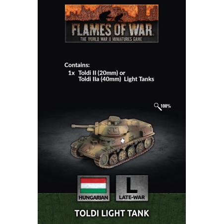 Toldi tank (x1)
