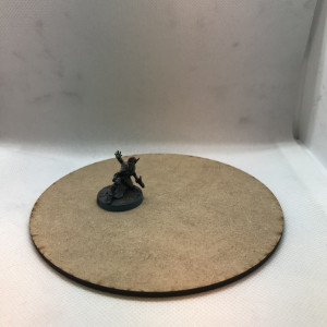 130mm MDF-bas, Rund