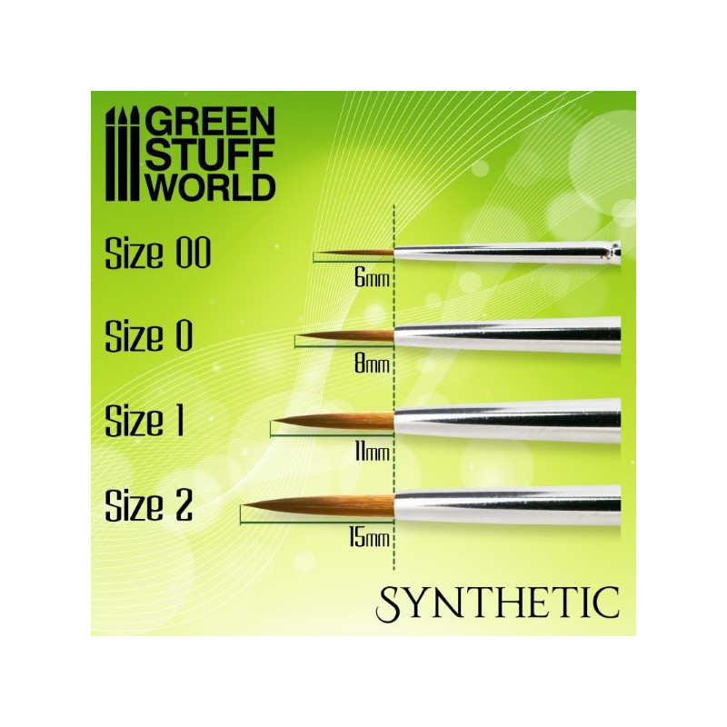 Synthetic Brush Size 2