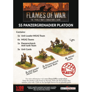 SS Panzergrenadier Platoon (30 figs Plastic)