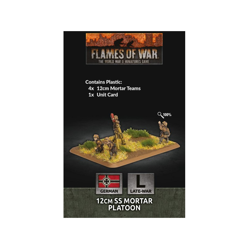 12cm SS Mortar Platoon (x4 Plastic)