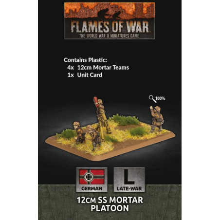 12cm SS Mortar Platoon (x4 Plastic)