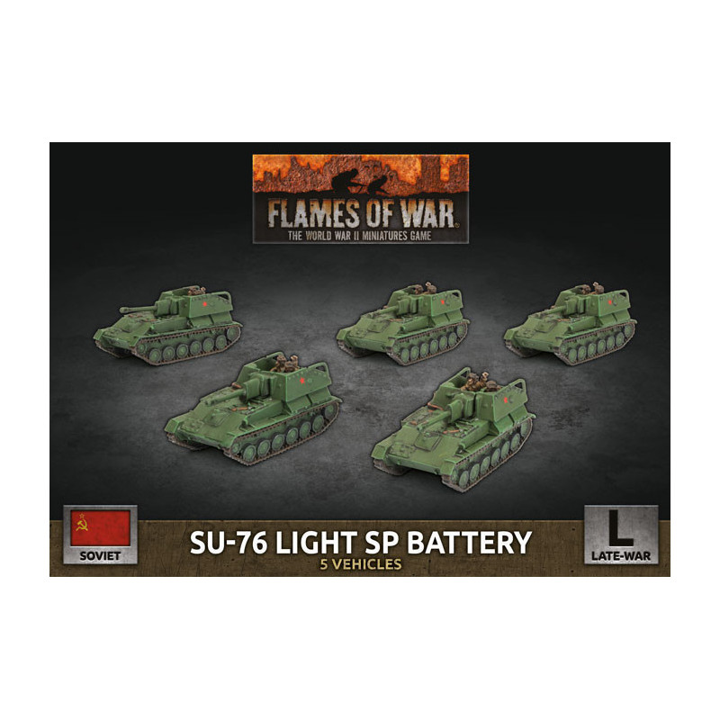 SU-76 Light SP Battery (x5 Plastic)
