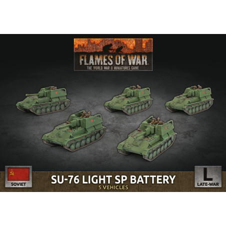 SU-76 Light SP Battery (x5 Plastic)