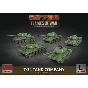 T-34 Tank Company (x5 Plastic)