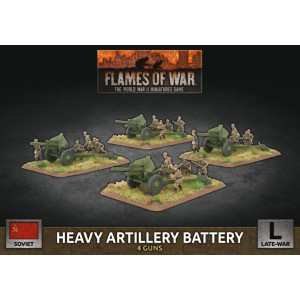 152mm Artillery Battery (x4 Plastic)