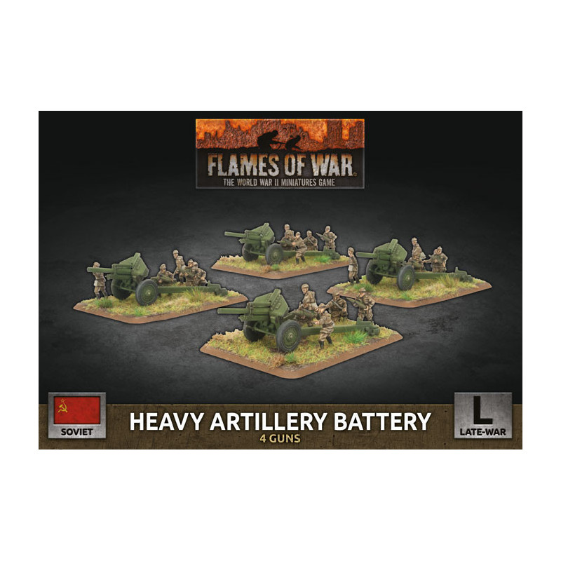 152mm Artillery Battery (x4 Plastic)