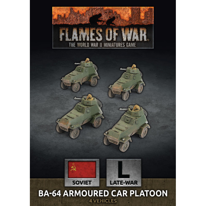 BA-64 Armoured Car Platoon (x4 Plastic)