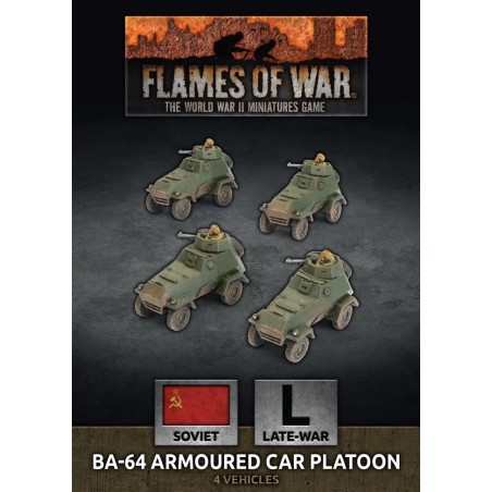 BA-64 Armoured Car Platoon (x4 Plastic)