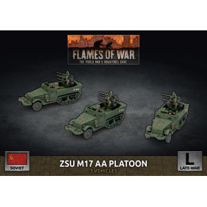 ZSU M17 Anti-Aircraft Platoon (x3 Plastic)