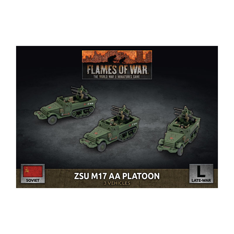 ZSU M17 Anti-Aircraft Platoon (x3 Plastic)