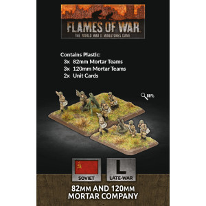 82mm and 120mm Mortar Company (Plastic)