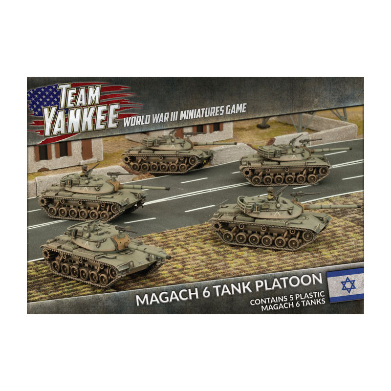Magach 6 Tank Platoon (x5 Plastic)
