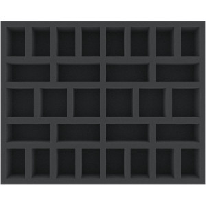 Feldherr 45 mm (1.77 inch) full-size foam tray with 30 compartments