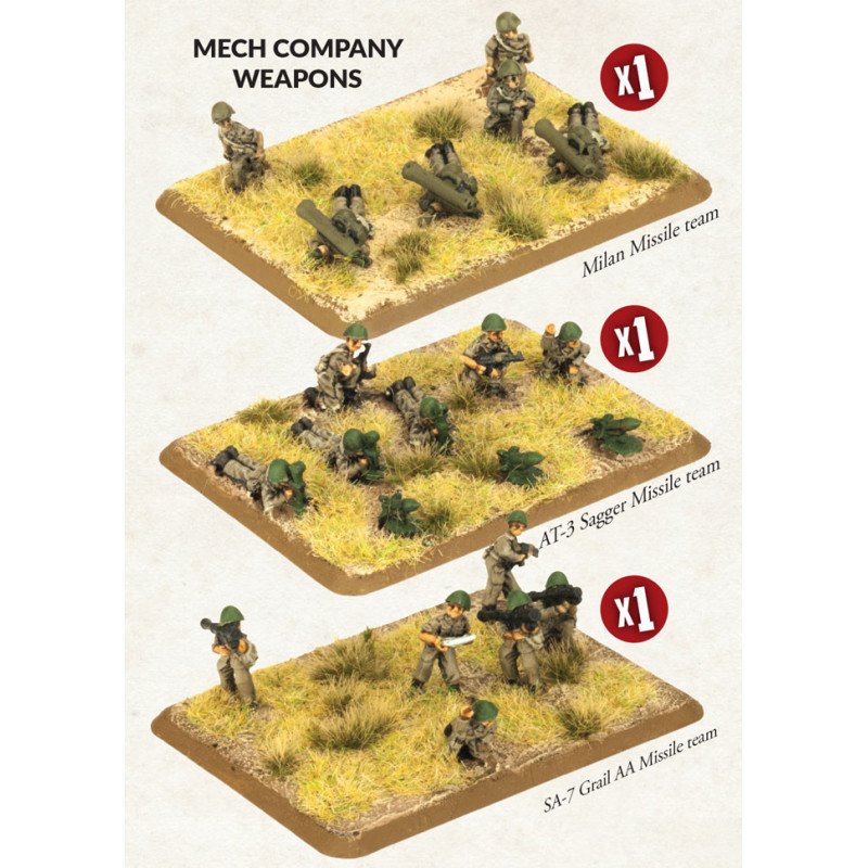 Mech Weapons Platoon (x14 figs)