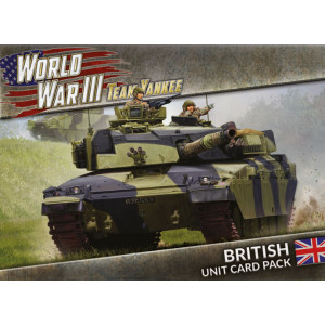 WWIII: British Unit Card Pack (39 cards)