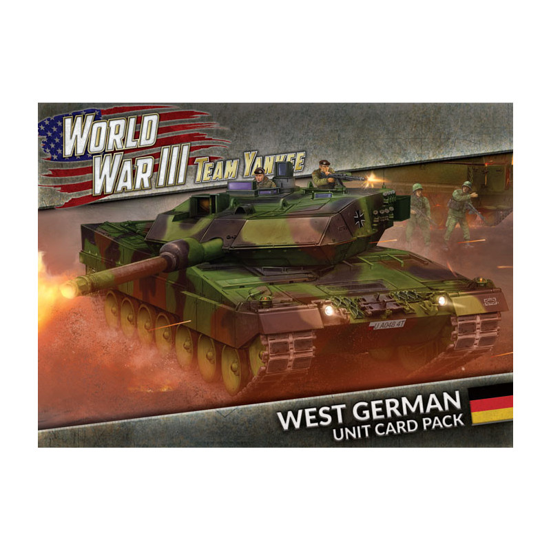 WWIII: West German Unit Cards (51x Cards)