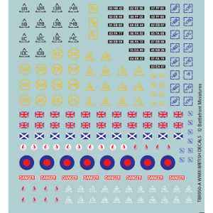 WWIII British Decal Set (x4)