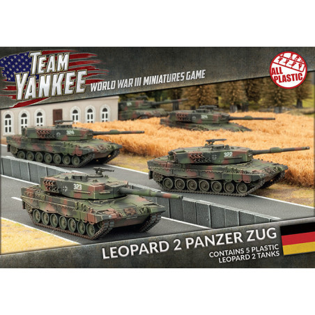 Leopard 2 Panzer Zug (Plastic)