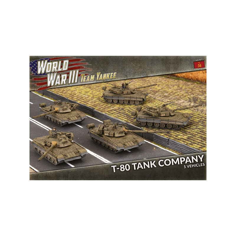 T-80 Tank Company (x5 Plastic)