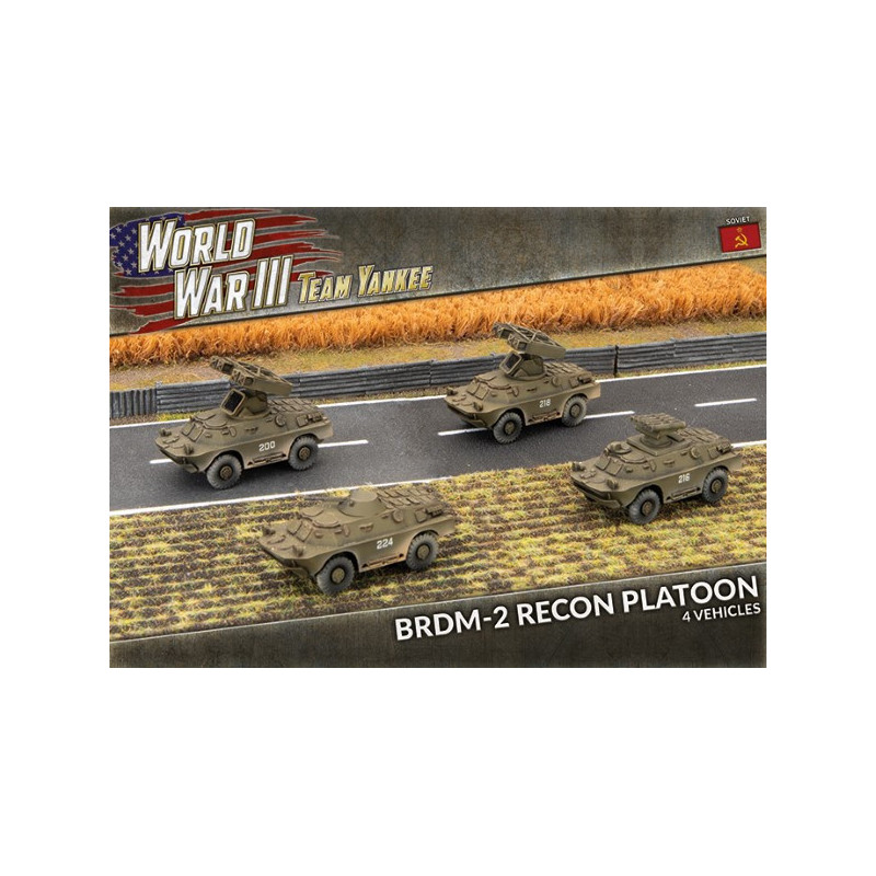 BRDM-2 Recon Platoon (x4 Plastic)