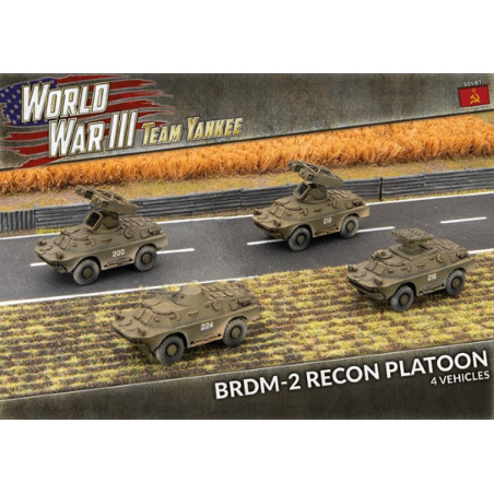 BRDM-2 Recon Platoon (x4 Plastic)