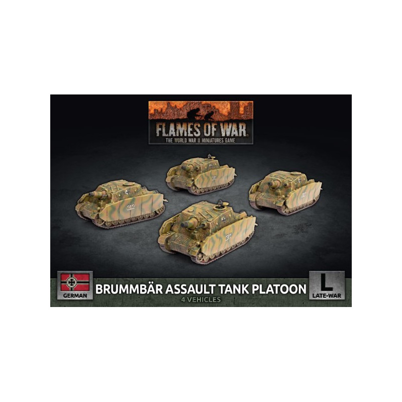 Brummbar Assault Tank Platoon (x4)