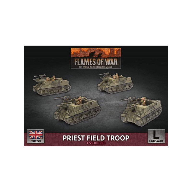 Priest Field Troop (x4 Plastic)