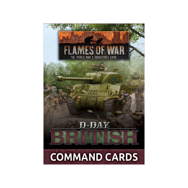D-Day British Command Cards (47 cards)