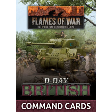 D-Day British Command Cards (47 cards)