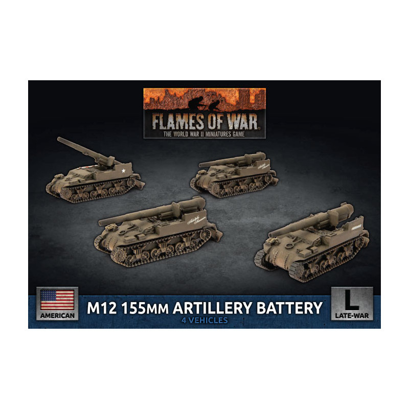 M12 155mm Artillery Battery (x4)
