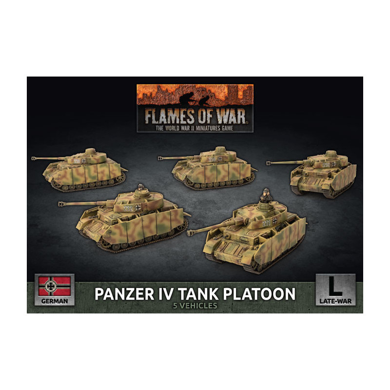 Panzer IV Platoon (x5 Plastic)