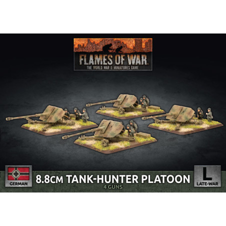 8.8cm Tank-Hunter Platoon (x4 Plastic)