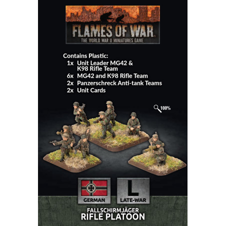 Fallschirmjager Platoon (Plastic)