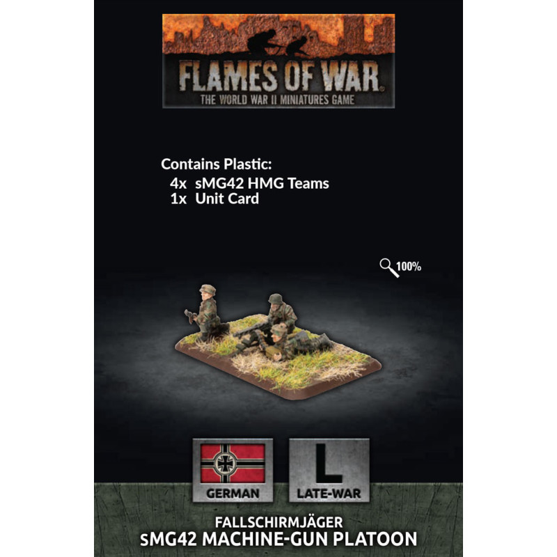 Fallschirmjager HMG Platoon (x4 Plastic)