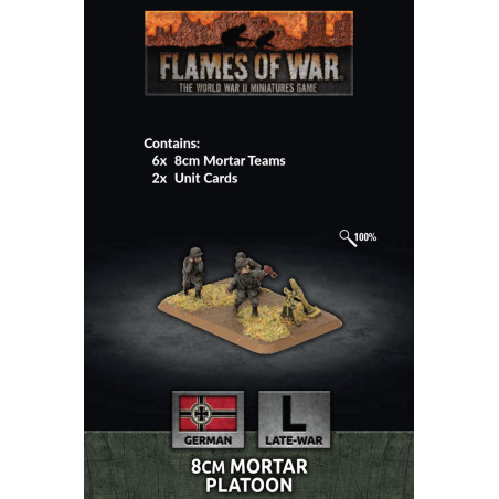 8cm Mortar Platoon (x6 Plastic)