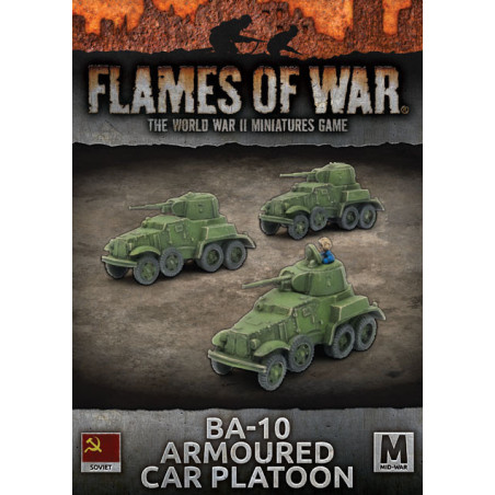 BA-10 Armoured Car Platoon (x3)
